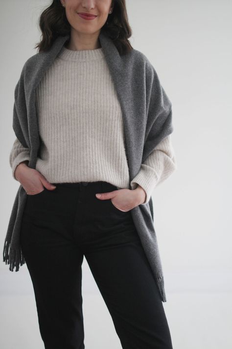 ALL GREY SUNDAY - Style Bee Lee Vosburgh, Sunday Style, Alpaca Sweater, Making Life Easier, A Jacket, Winter Clothing, Weekend Outfit, Outfit Details, A Couple