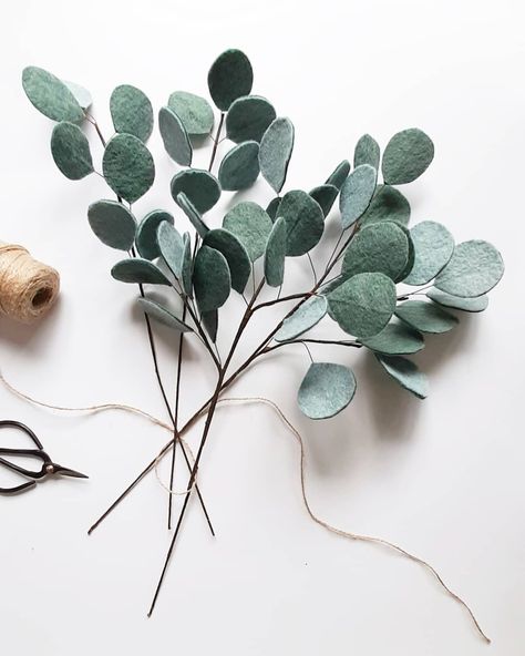 Felt Plants, Dollar Eucalyptus, Silver Dollar Eucalyptus, Felt Creations, Felt Leaves, Felt Projects, Felt Pattern, Instagram Wallpaper, Eucalyptus Leaves