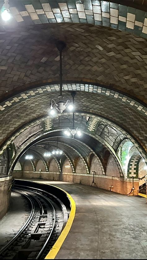 Abandoned Subway, Apocalypse Landscape, Municipal Building, Subway System, Abandoned City, Nyc History, New York Subway, Subway Station, Rain Or Shine