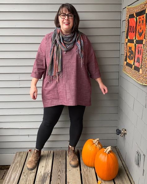 Cookin' & Craftin': Plum Harper Tunic Sew Liberated Studio Tunic, Sewing Garments, Tunic Sewing Patterns, Plus Size Sewing Patterns, Plus Size Sewing, Am I The Only One, Snow Outfit, Wardrobe Ideas, Personal Shopper