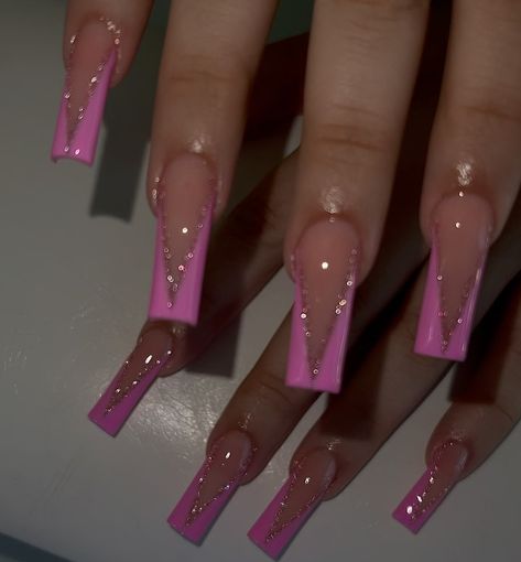 Pink Acrylic Nail Set, Pink Birthday Nails, Bubblegum Pink Nails, Luxury Nail Art, Baby Shower Nails, Sheer Nails, Light Pink Nails, Acrylic Nail Set, Amazing Nail Art