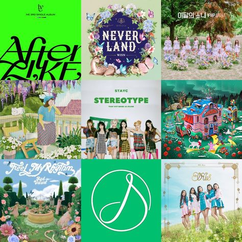 kpop Green Kpop Album Covers, Kpop Green, Kpop Album, Kpop Albums, Album Covers, Light Green, Green, Quick Saves