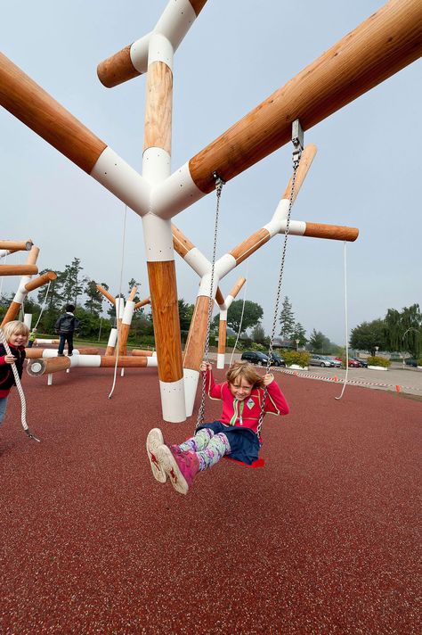 CEBRA, Mikkel Frost / CEBRA · The pulse park Playgrounds Architecture, Cool Playgrounds, Urban Playground, Children Park, Playground Design, Play Structure, Urban Park, Children Playing, Play Spaces