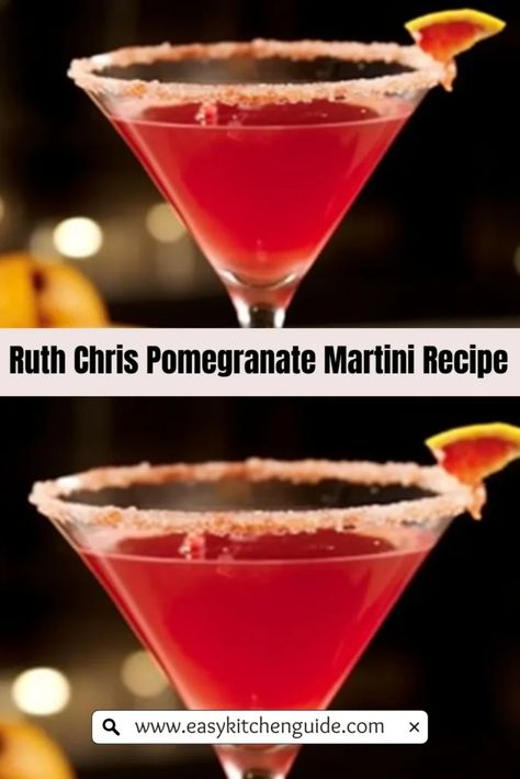 Pomegranate Martini Recipe, Fruity Rum Drinks, Pomegranate Drinks, Cranberry Martini, Cranberry Lemonade, Pomegranate Syrup, Strawberry Martini, Martini Recipes Vodka, Pomegranate Martini