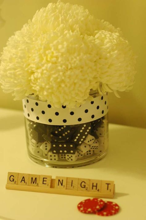 Fundraiser Games For Adults, Game Night Decorations, Games For Ladies Night, Couples Game Night, Adult Game Night, Bunco Game, Board Game Party, Pyjamas Party, Bingo Party