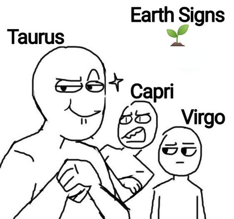 Virgo X Capricorn Fanart, Funny Virgo Quotes, Zodiac Signs Pictures, Virgo Memes, Capricorn Love, Zodiac Signs Chart, Virgo Quotes, Astrology Taurus, Anime Zodiac