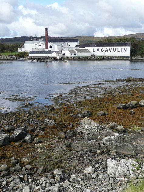 Islay Distilleries Lagavulin, Lagavulin, Scotland Whisky Mac, Lagavulin Distillery, Islay Scotland, Isle Of Islay, Places In Scotland, Whiskey Distillery, Scotland Forever, Bonnie Scotland, Water Life