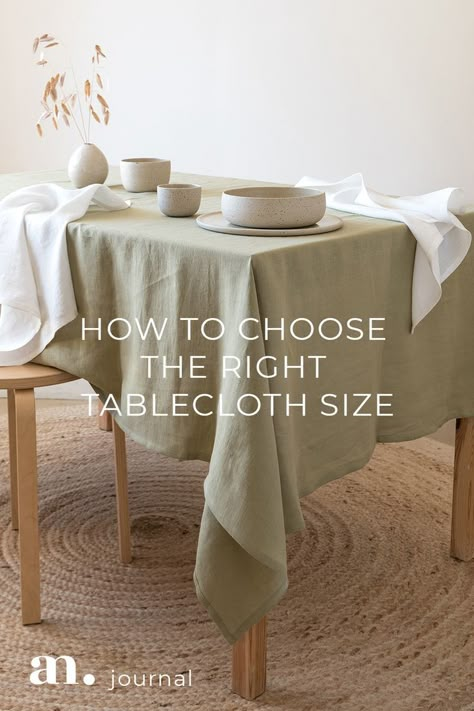 How to choose a tablecloth size Light Brown Table, Celebration With Friends, Round Dinner Table, Modern Tablecloths, Farmhouse Tablecloths, Penthouse Living, Dining Table Cloth, Cheap Table, Table Cloth Decorations