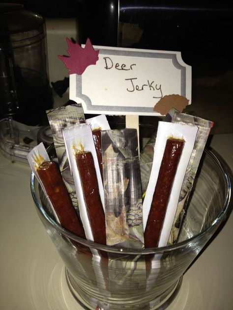 Deer Jerky, Deer Hunting Birthday, Deer Birthday Party, Hunting Birthday Party, Camo Birthday Party, Deer Party, Camo Party, Camo Birthday, Hunting Birthday