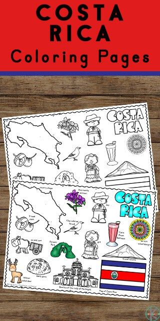 What do you know about the lovely Central American country of Costa Rica? Did you know they are famous for coffee, bananas, ox and cart and more! These free printable Costa Rica Coloring Pages are a fun way to learn about Costa Rica. These country coloring pages are a great geography resource for for preschool, pre k, kindergarten, first grade, 2nd grade, 3rd grade, 4th grade, and 5th grade kids. Costa Rica Kindergarten, Costa Rica Unit Study, Costa Rica Crafts For Kids, Argentina Coloring Pages, Costa Rica Activities, Mexico Night, Japan For Kids, Argentina Country, Costa Rica Art