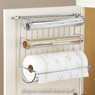 Triple Kitchen Roll Holder Dispenser Rack Kitchen Roll Dispenser, Diy Kitchen Roll Holder, Kitchen Roll Storage Ideas, Kitchen Holder Ideas, Kitchen Roll Holder Ideas, Kitchen Roll Holder, Kitchen Organisation, Collections Etc, Kitchen Roll