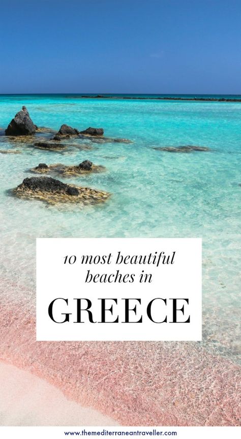 10 Best Beaches in Greece. With 13,676 miles of coastline, hundreds of islands and thousands of beaches, there's a huge variety of coastline in Greece. Here are 10 of the most beautiful Greek beaches - from lagoons to cliffs to volcanic formations. #greece #europe #beach #travel #tmtb Beaches In Greece, Europe Beach, Greek Beaches, Greece Honeymoon, Greece Travel Guide, Greece Vacation, Voyage Europe, Philippines Travel, Destination Voyage