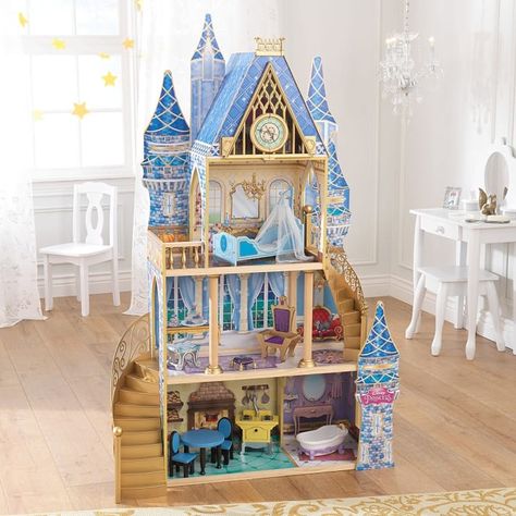 Promising review: "We purchased this castle for our three-year-old daughter as a reward if she started using the potty. It worked out GREAT!!!! She absolutely loves it. It is very large! It took me about three hours to assemble with a one- and three-year-old 'helping' me. The furniture is nicely made as well. The whole castle is very sturdy. Rooms and furniture are large enough for Barbie sized dolls." —Amazon CustomerPrice: $89.99 Princess Doll House, Castle Dollhouse, Wooden Castle, Cinderella Doll, Disney Princess Cinderella, Cinderella Disney, Disney Cinderella, Dollhouse Toys, Princess Cinderella