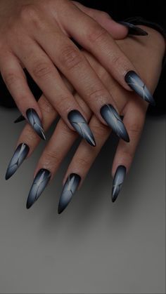 Chrome Aura Nails, Maeve Core, Neutral Nail Designs, Nail Paint Shades, Aura Nails, Diy Acrylic Nails, Goth Nails, Matte Nails Design, Stiletto Nails Designs