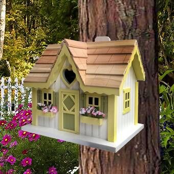 Large Bird Houses, Cottage Woods, Beautiful Birdhouses, Wooden Bird Houses, Bird Houses Painted, Diy Bird Feeder, Decorative Bird Houses, Wood Bird, Wooden Bird