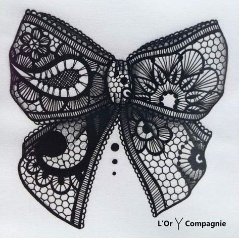 Lace Bow Tattoo, Lace Images, Lace Bow Tattoos, Corset Tattoo, Bow Tattoo Designs, Garter Tattoo, Lace Tattoo Design, Bow Drawing, Lace Drawing