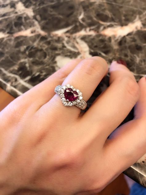 Heart Shaped Ruby Engagement Ring, Ruby Heart Engagement Ring, Heart Shaped Ruby Ring, Red Heart Engagement Ring, Ruby Jewelry Aesthetic, Heart Gem Ring, Red Diamond Heart Ring, Red Ruby Heart Ring, Red Ruby Wedding Ring