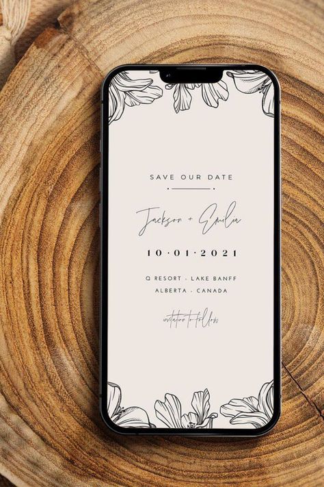 Digital Save The Dates, Save The Date Invitation Ideas, Save The Date Ideas Digital, E Wedding Invitations, Digital Save The Date Ideas, Save The Date Wedding Digital, Date Cream, Wedding Invitations Digital, Wedding Initials Logo