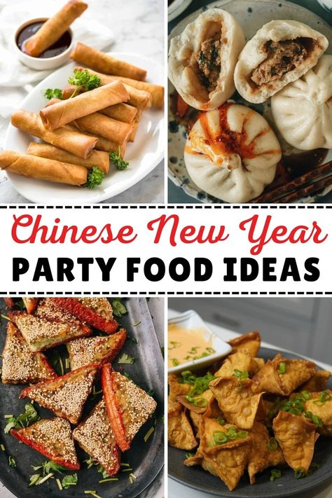 Delicious Traditional Chinese New Year Party Foods New Year Party Food, Chinese Celebrations, Chinese New Year Food, Chinese New Year Party, Festive Recipes, Party Food Ideas, Traditional Dishes, Party Dishes, New Year Party