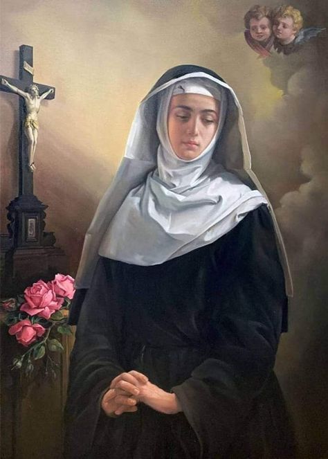 St Rita Of Cascia, St Rose Of Lima, St. Rita, Jennifer Check, Jesus Son Of God, Faith Based Art, Santa Margherita, Jesus And Mary Pictures, Catholic Images