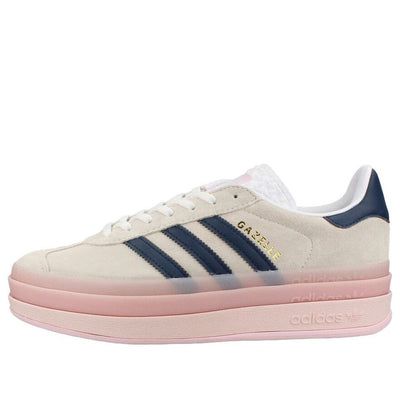 (WMNS) adidas Gazelle Bold 'Clear Pink Night Indigo' IE6508 Pink And Navy Adidas Gazelle, Navy Adidas Shoes, Cute Women Sneakers, Addidas Shoes Campus 00s Pink, Adidas Shoes Women Platform, Cute Shoes For Winter, Blue And Pink Gazelle, Winter Church Shoes, Cute Church Shoes