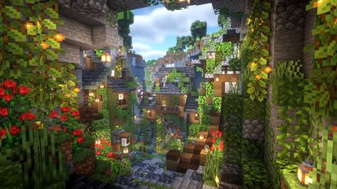 Minecraft Lush House Idea, Lush Cave House Minecraft Aesthetic, Minecraft Nature Aesthetic, Minecraft Natural Builds, Minecraft Lush Caves Aesthetic, Minecraft Lush Caves House, Minecraft Forest Ideas, Lush Cave Minecraft, Minecraft Lush Caves Build