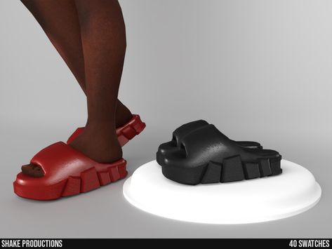 Sims4 Heels, Nike Set, Gym Wear Men, Boys Slippers, Gucci Slides, Sims 4 Body Mods, Sims 4 Teen, Sims Community, Leather Slippers