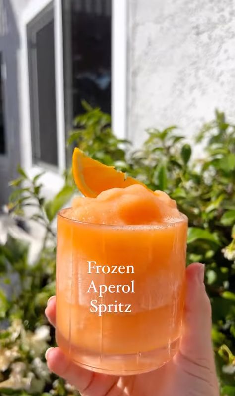 Frozen Aperol Spritz, Peach Banana Smoothie, Allow Me To Reintroduce Myself, Raspberry Smoothie Bowl, Peanut Butter Blueberry, Green Goddess Smoothie, Carrot Cake Smoothie, Aperol Spritz Recipe, Reintroduce Myself