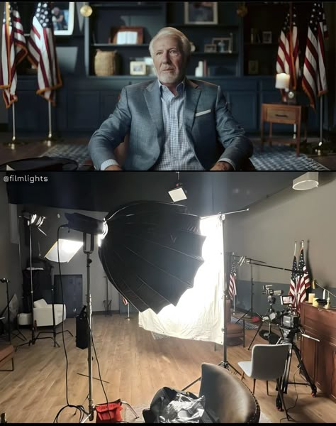 Film Lighting Setup, Interview Studio Set Design, Documentary Lighting, Cinematic Composition, Cinematic Interview Setup, Interview Lighting Setup, Documentary Interview Cinematography, Interview Set Design, Interview Lighting