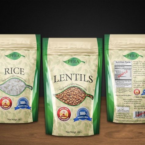 Create Organic influenced Packaging for Food items like rice, beans, lentils etc Product packaging contest winning#product#packaging#maheens Packaging Of Beans, Beans Packaging Design, Rice Package Design Ideas, Millet Packaging Design, Rice Packaging Design Branding, Brown Rice Packaging, Beans Packaging, Packaging For Food, Like Rice