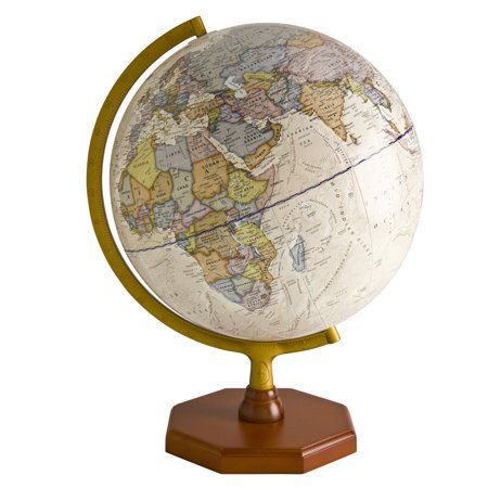 Waypoint Geographic Voyager Desktop Globe Globe Bar Cart, Floor Globe, Desk Globe, Globe Bar, World Globes, Globe Decor, World Globe, Decor Living Room, Antique Finish