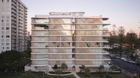 Koichi Takada, Architecture Today, Norfolk Pine, Burleigh Heads, Passive Design, Parametric Architecture, Large Balcony, Parametric Design, Japanese Architecture