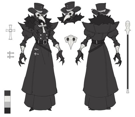 Doctor Drawing, Doctor Outfit, Plague Doctor, Clothing Design, Creature Concept, 영감을 주는 캐릭터, Character Design References, Dnd Characters, Character Outfits