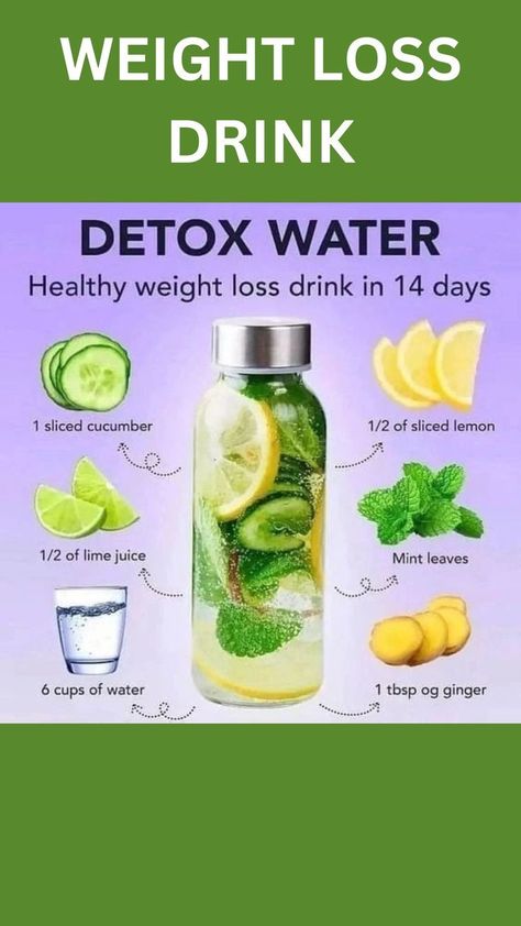 Healthy Water Recipes, Detox Water Fat Burning, Healthy Diet Smoothies, Foods For Healthy Skin, Healthy Juice Drinks, Lose Stomach, Healthy Water, Healthy Juice Recipes, Quick Workout Routine