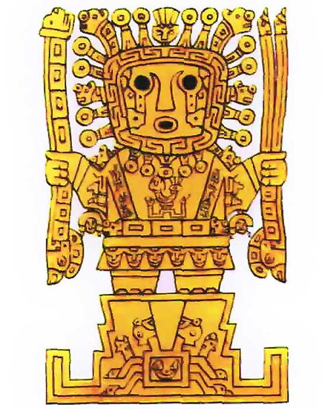 Inti is said to be the son of Viracocha, pictured. Inca Art, Inca Empire, Ancient Origins, Ancient Aliens, South American, Ancient History, Atlantis, Archaeology, Framed Prints