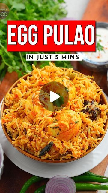 Vismai Food on Instagram: "5 mins Egg Pulao Recipe !!! Hello Foodies!!! Today I am sharing an Egg Tawa Pulao recipe. The recipe is so simple to make even bachelors and beginners can make perfectly with the simple steps. Ingredients: •4 Boiled Eggs •2 pinches Chilli powder •2 pinches Salt •1/2 pinch Turmeric •1/4 tsp Kasuri Methi •1/2 tsp Oil •1/4 cup Oil •2 tbsp Ghee •1/2 star anise •1 tsp Shahi Jeera •3 Cardamoms •3 Cloves •1/2 Bay leaf •Small Marati Mogga •1 inch Cinnamon •1/2 cup Onion choppings •2 Slit Green Chillies •1 tbsp Ginger garlic paste •3/4 cup Tomato choppings •Salt •1 tsp Chilli Powder •1/2 tsp Garam masala •1 tsp Coriander Powder •1 tsp Roasted Cumin Powder •3 tbsp Water •small bunch Coriander choppings •Lemon Juice •1 cup Rice- 185gms (cooked with little salt) #eggpula Egg Pulao Recipe, Tawa Pulao Recipes, Tawa Pulao, Kasuri Methi, Ginger Garlic Paste, Pulao Recipe, Instant Recipes, Coriander Powder, Bay Leaf