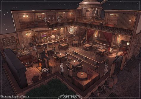 Tavern Layout, Fantasy Inn, Dnd Room, Interior Concept Art, Dnd World Map, Fantasy Shop, الفن الرقمي, Fantasy Rooms, Rpg Map