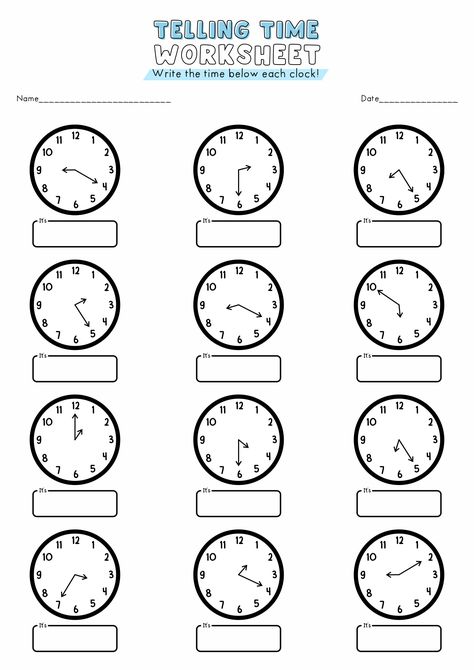 Telling Time Worksheets 3rd Grade Time Worksheets Grade 3, Elapsed Time Worksheets, Worksheets For 3rd Grade, Clock Worksheets, Time Word Problems, Third Grade Worksheets, Telling Time Practice, Back To School Worksheets, Worksheets For Grade 3