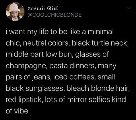 Dark Captions For Instagram, Dark Captions, Downtown Lifestyle, 20s Aesthetic, Bleach Blonde Hair, Black Turtle Neck, Captions For Instagram, Bleach Blonde, S Diary