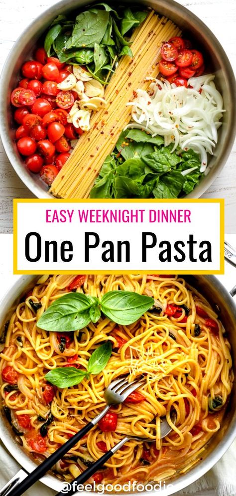 Pasta With Meat And Vegetables, Easy Vegaterian Meals, Easy Dinner For One Vegetarian, Easy One Pot Meals Vegetarian, Dinner Recipes For Family No Meat, Meals With No Cooking, Simple Meals Vegetarian, Vegetable With Pasta, Vegan On The Go Meals