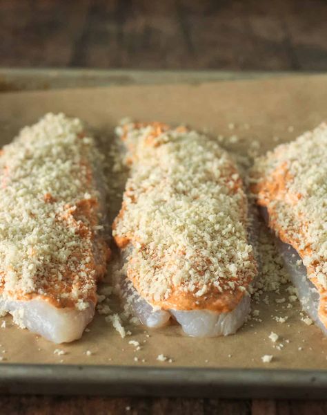 Baked Fish Fillet with Mayo Topping | Woman Scribbles Baked Fish With Mayonnaise, Mayo Baked Fish, Basa Recipes, Swai Fillet Recipes Baked, Baked Fish With Bread Crumb Topping, Fish With Bread Crumbs, Baked Breaded Tilapia, Baked Basa Fillet Recipe, Swai Fillet Recipes