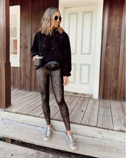 Spanx faux leather leopard leggings on sale 🖤 Wearing one of my favorite amazon pullovers too http://liketk.it/2GdYZ #liketkit @liketoknow.it #LTKsalealert #LTKstyletip #LTKunder100 #LTKitbag Leopard Leggings Outfit, Printed Leggings Outfit, Animal Print Leggings, Black Faux Leather Leggings, Leopard Leggings, Leopard Print Leggings, Cozy Pullover, Leopard Animal, Striped Leggings