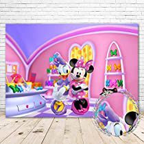 Check this out on Amazon Happy Birthday Minnie Mouse, Minnie Mouse Background, Minnie Mouse And Daisy Duck, Baby Shower Cake Table, Minnie Mouse Theme Party, Cake Table Birthday, Happy Birthday Backdrop, Duck Photo, Girl Birthday Decorations