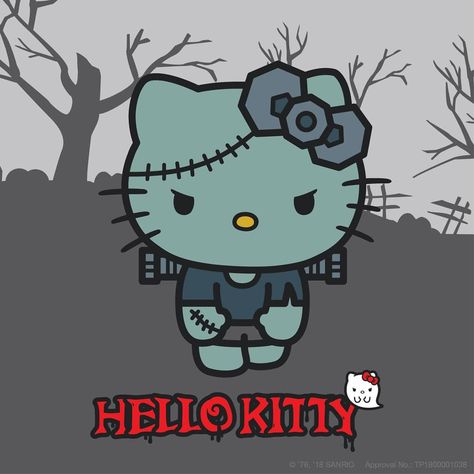 Matching Halloween Pfp, Hello Kitty Matching, Halloween Pfp, Hello Kitty Aesthetic, Emo Wallpaper, Hello Kitty Drawing, Hello Kitty Halloween, Hello Kitty Art, Matching Halloween