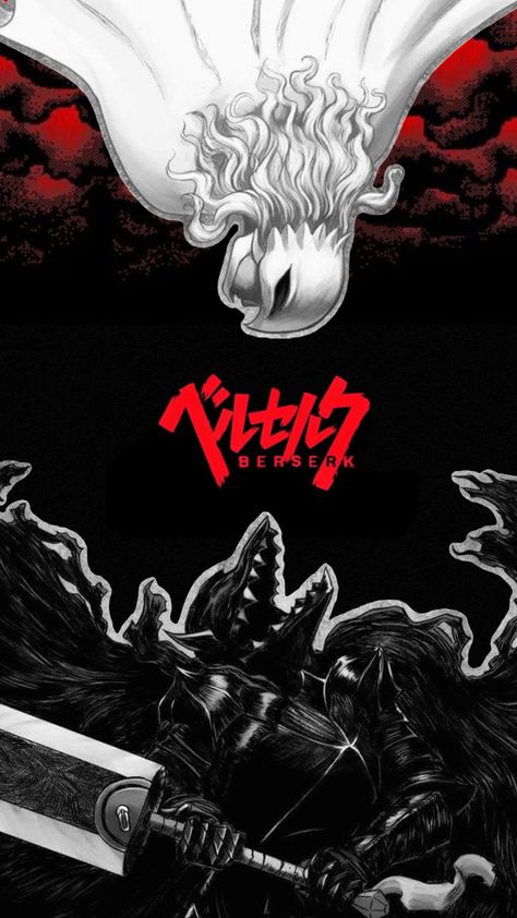 #berserk Berserk Dragonslayer, Berserker Tattoo, Vinland Saga Thorfinn, Guts Griffith, Guts And Griffith, Griffith Berserk, Berserk Guts, Trippy Iphone Wallpaper, Anime Picture Hd