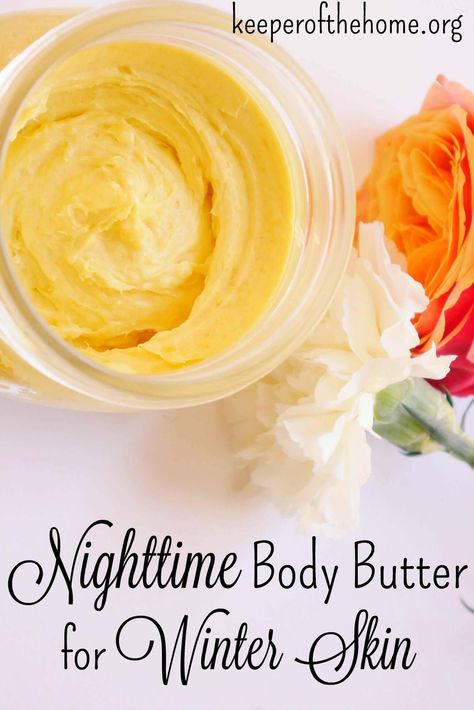 Homemade Body Butter, Homemade Moisturizer, Diy Body Butter, Body Butters Recipe, Diy Lotion, Dry Winter Skin, Diy Kosmetik, Raw Shea Butter, Homemade Lotion