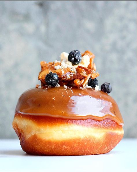 Supermoon Bakehouse, Food Truck Desserts, National Doughnut Day, Fancy Donuts, Doughnut Party, Caramel Pie, Donut Flavors, Best Donuts, Donut Day