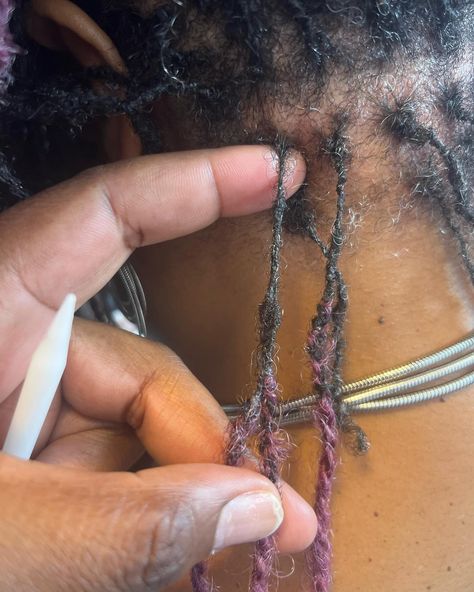 This is why I’m against getting extensions. This transfer client has Microlocks extensions and they are literally taking her locs out by the roots. All I’m saying is if you are going to get extensions make sure you understand there’s a chance to lose locs. This individual loc actually came out as I was trying to remove the extension. #microlocksextensions #naturalhair #locjounery Loc Extensions, The Roots, Make Sure, Locs, Love Her, Natural Hair Styles, Hairstyles, Quick Saves