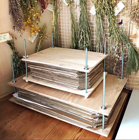 Home-made Flower Press - FynBoschDesign pressed dried flowers handmade Tension Pole Plant Stand, Hammered Flowers, Pressed Florals, Preserving Flowers, Plant Press, Pressed Flowers Diy, University Tips, Dried Flowers Diy, Flower House