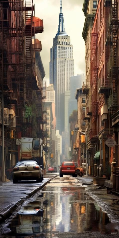 City Landscape Perspective, Cityscape Photography Landscape, Looking Up At Buildings, Enviroment References Photos, Urban Buildings Architecture, City Street Reference, Urban Environment Art, Industrial City Concept Art, City Scape Aesthetic